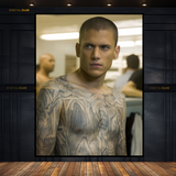 Wentworth Miller Prison Break Premium Wall Art