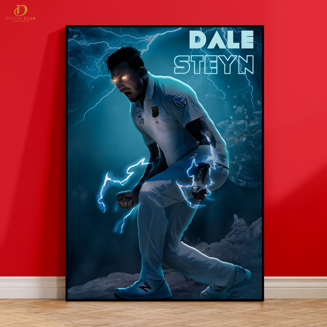 Dale Steyn - Cricket - Premium Wall Art