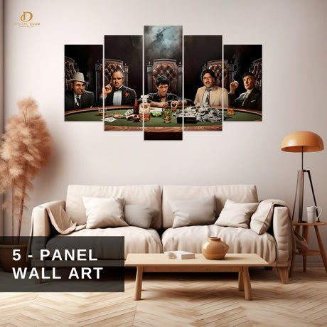 Mix Gangsters 1 - Movies - 5 Panel Wall Art