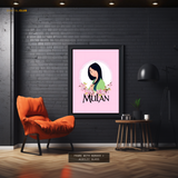 Mulan - Disney Princess - Premium Wall Art
