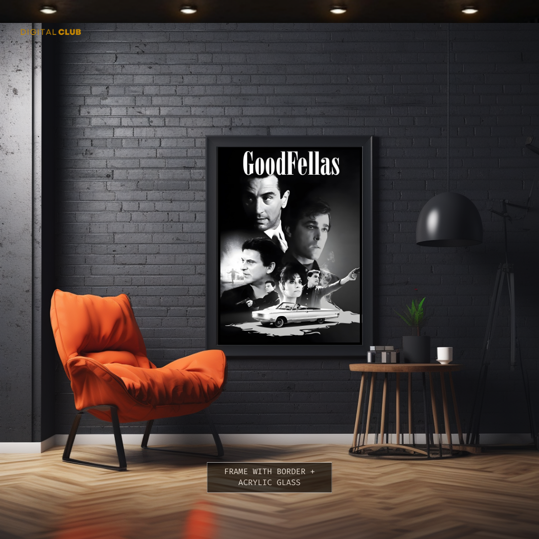 GoodFellas Movie B&W Premium Wall Art