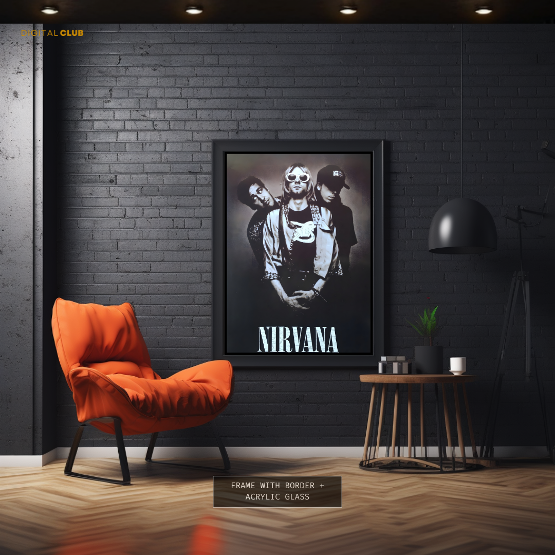 Nirvana Music Band Premium Wall Art