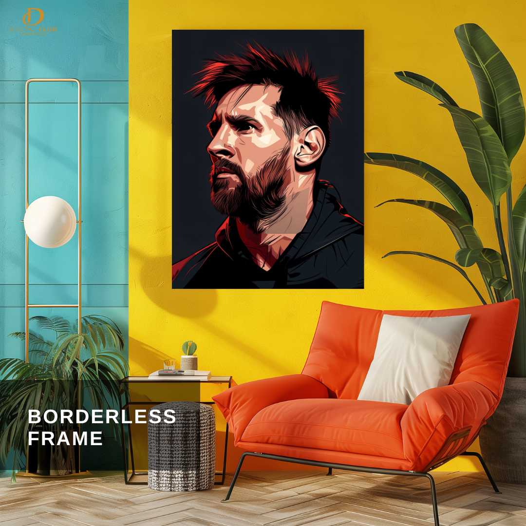 Lionel Messi - Football - Premium Wall Art