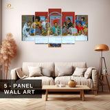 Mix Rappers - Music - 5 Panel Wall Art