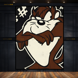 Taz Mania Looney Tunes Premium Wall Art