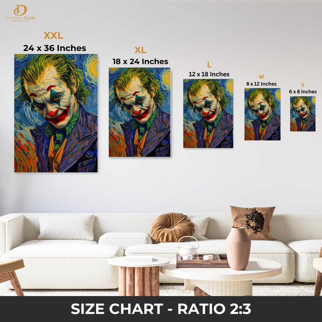 Joker - Artwork - Premium Wall Art
