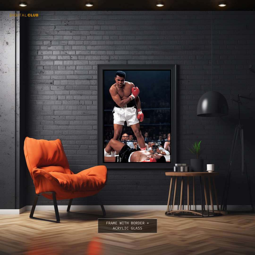 Muhammad ALI Boxing Art Premium Wall Art