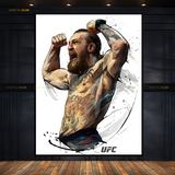 Conor McGregor UFC Fighter Premium Wall Art