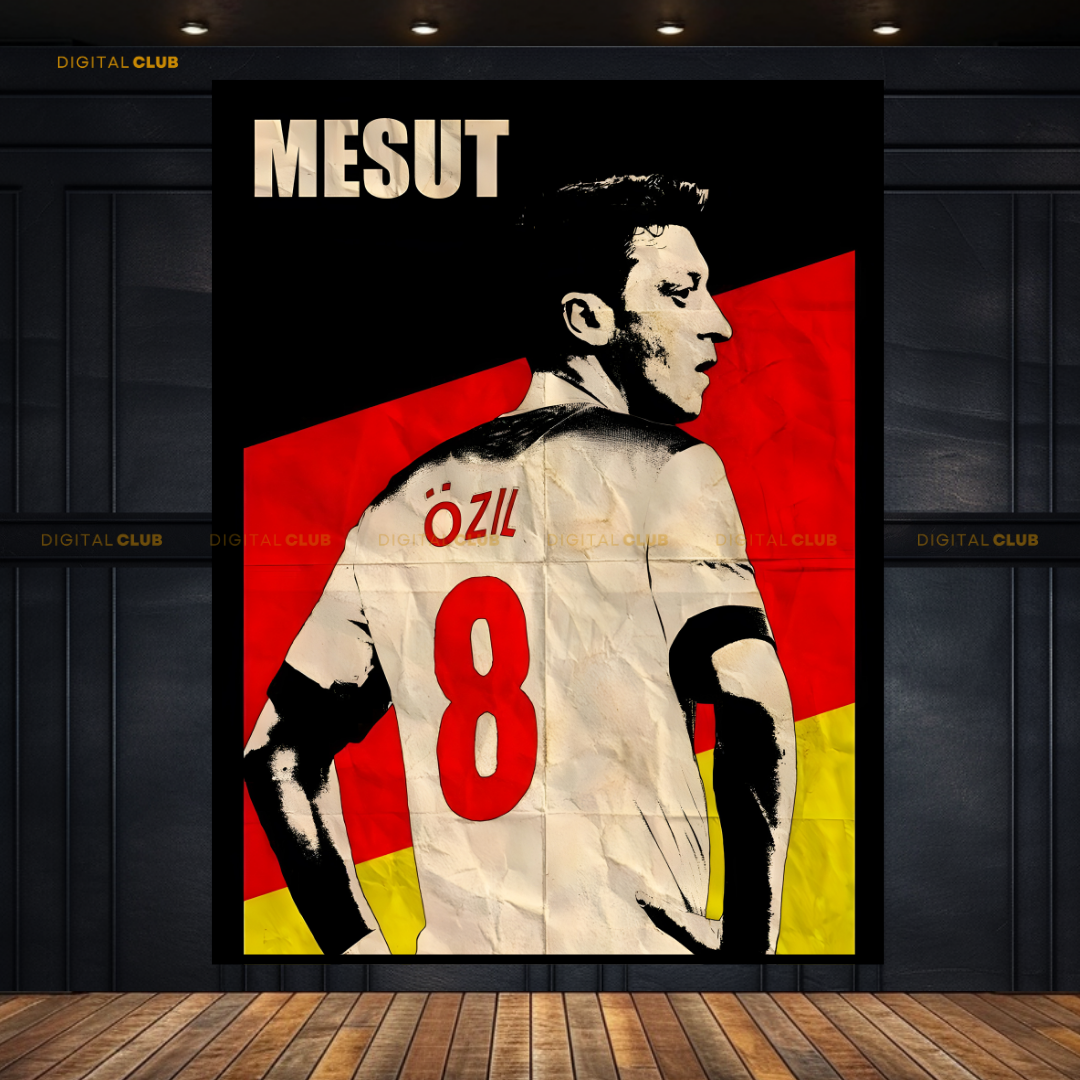 Mesut Ozil - Football - Premium Wall Art