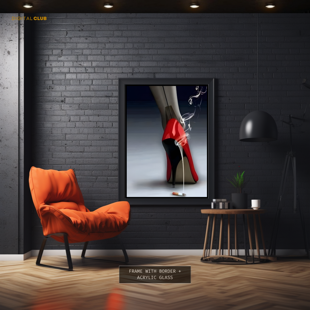 Red Heels - Artwork - Premium Wall Art