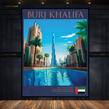 Burj Khalifa Dubai Premium Wall Art