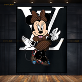 Louis Vuitton Minnie Mouse Artwork Premium Wall Art