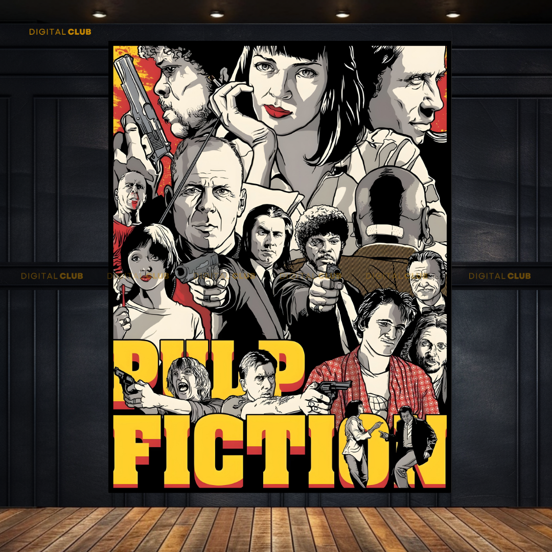 Pulp Fiction Movie Premium Wall Art