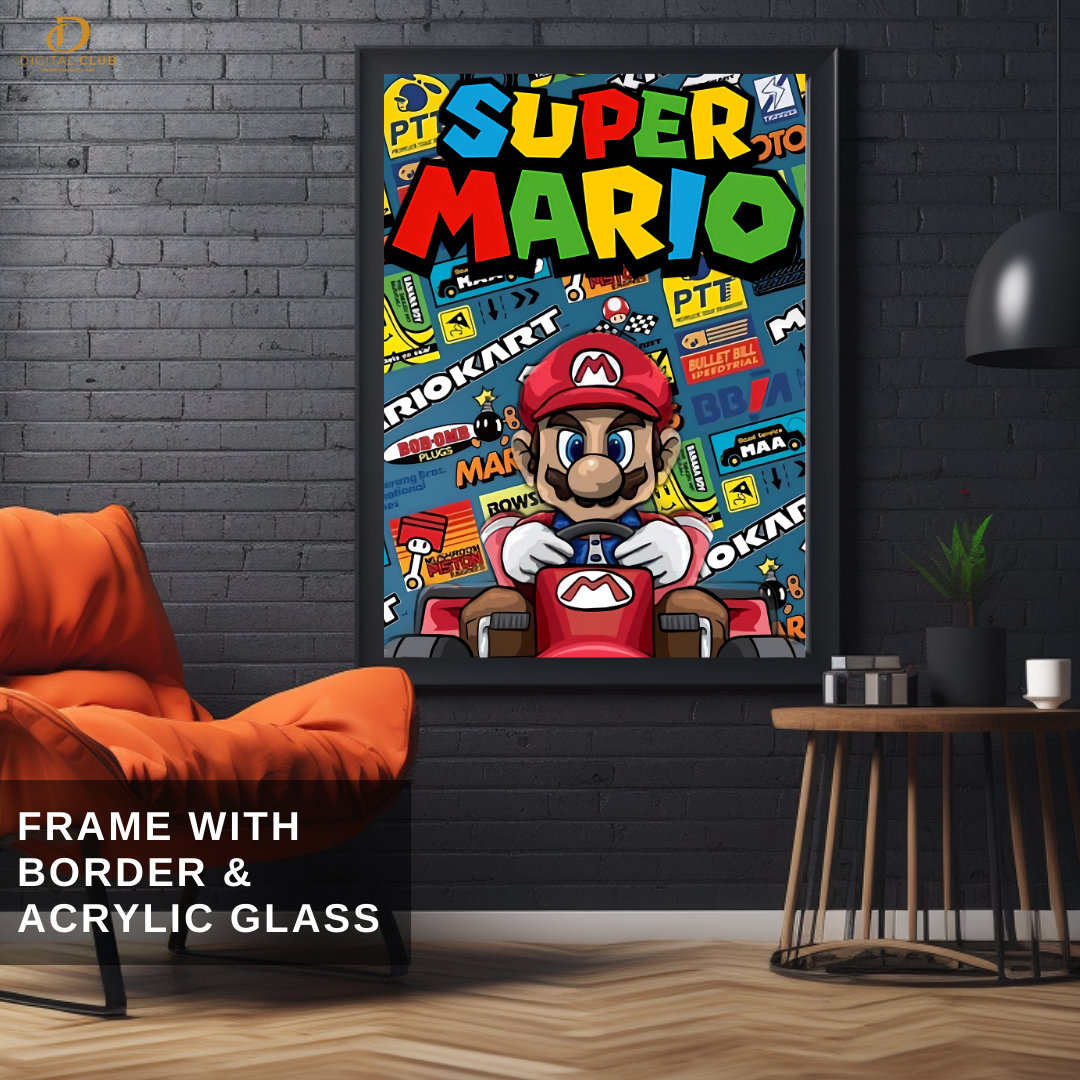 Super Mario - Movie & TV Shows - Premium Wall Art