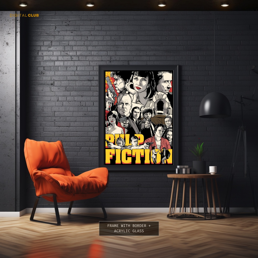Pulp Fiction Movie Premium Wall Art