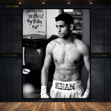 Amir Khan Boxing B&W Premium Wall Art