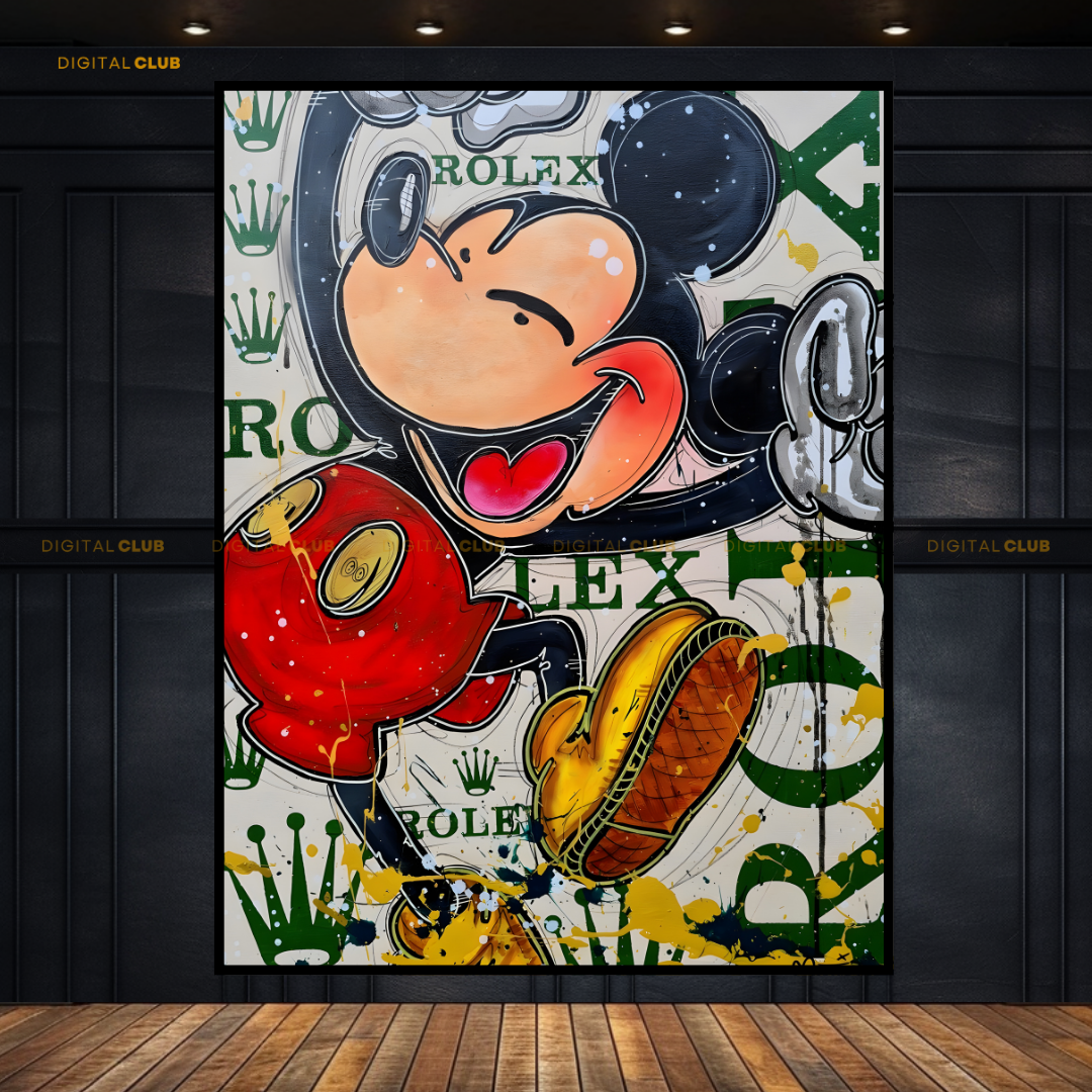 Mickey Mouse - Artwork - Premium Wall Art