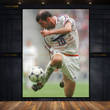 Zidane France Football Legend Premium Wall Art