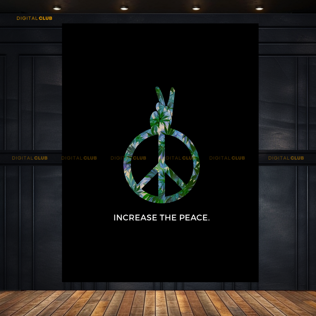 Increase The Peace Artwork Premium Wall Art