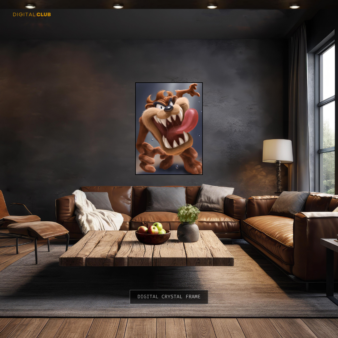 Taz Mania Looney Tunes Photo Premium Wall Art