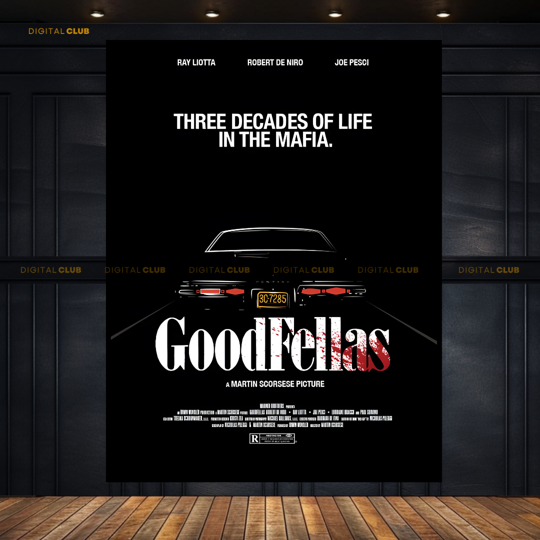 Goodfellas Mafia Family Movie Premium Wall Art
