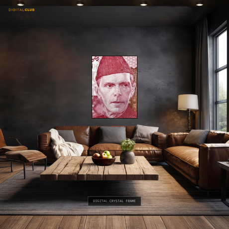 Quaid-e-Azam Pakistan Rupee Premium Wall Art