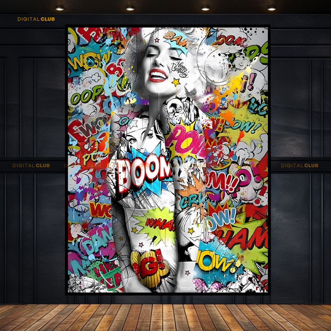 Marilyn Monroe Pop ART Premium Wall Art