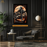Heavy Bike - Artwork 1 - Premium Wall Art