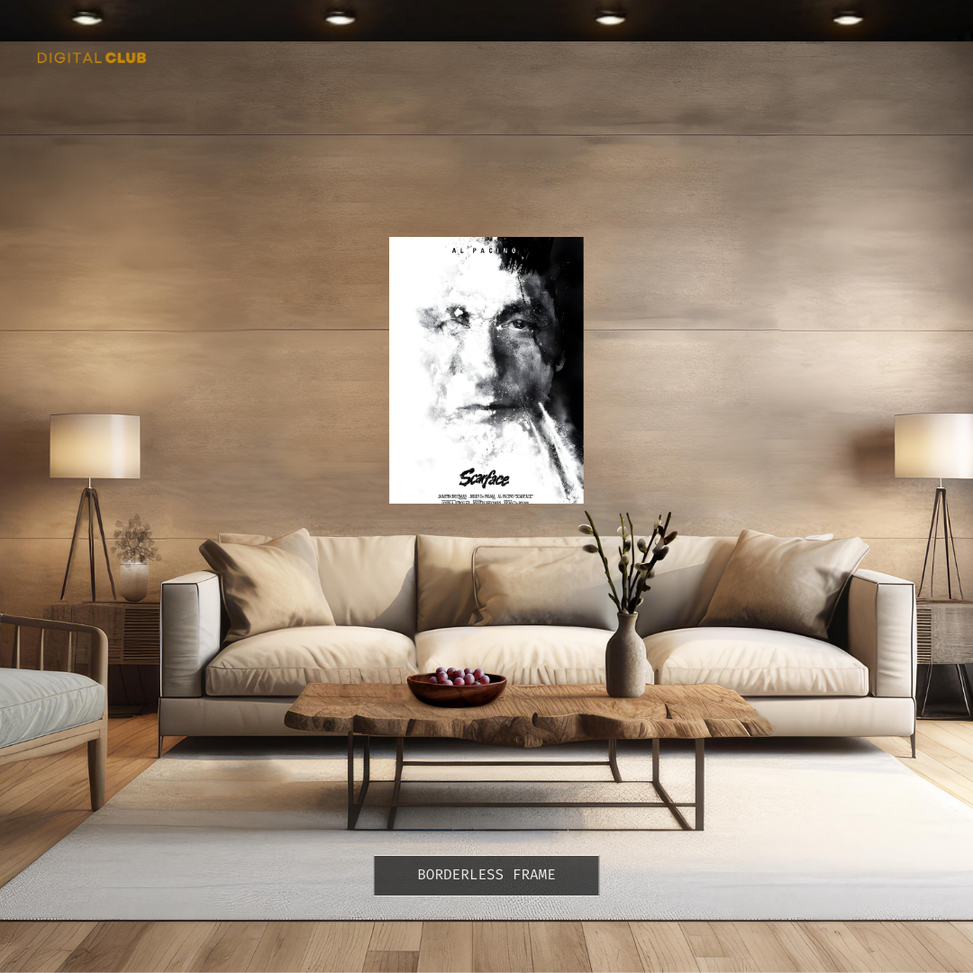 Scarface TM Cocaine Movie Premium Wall Art