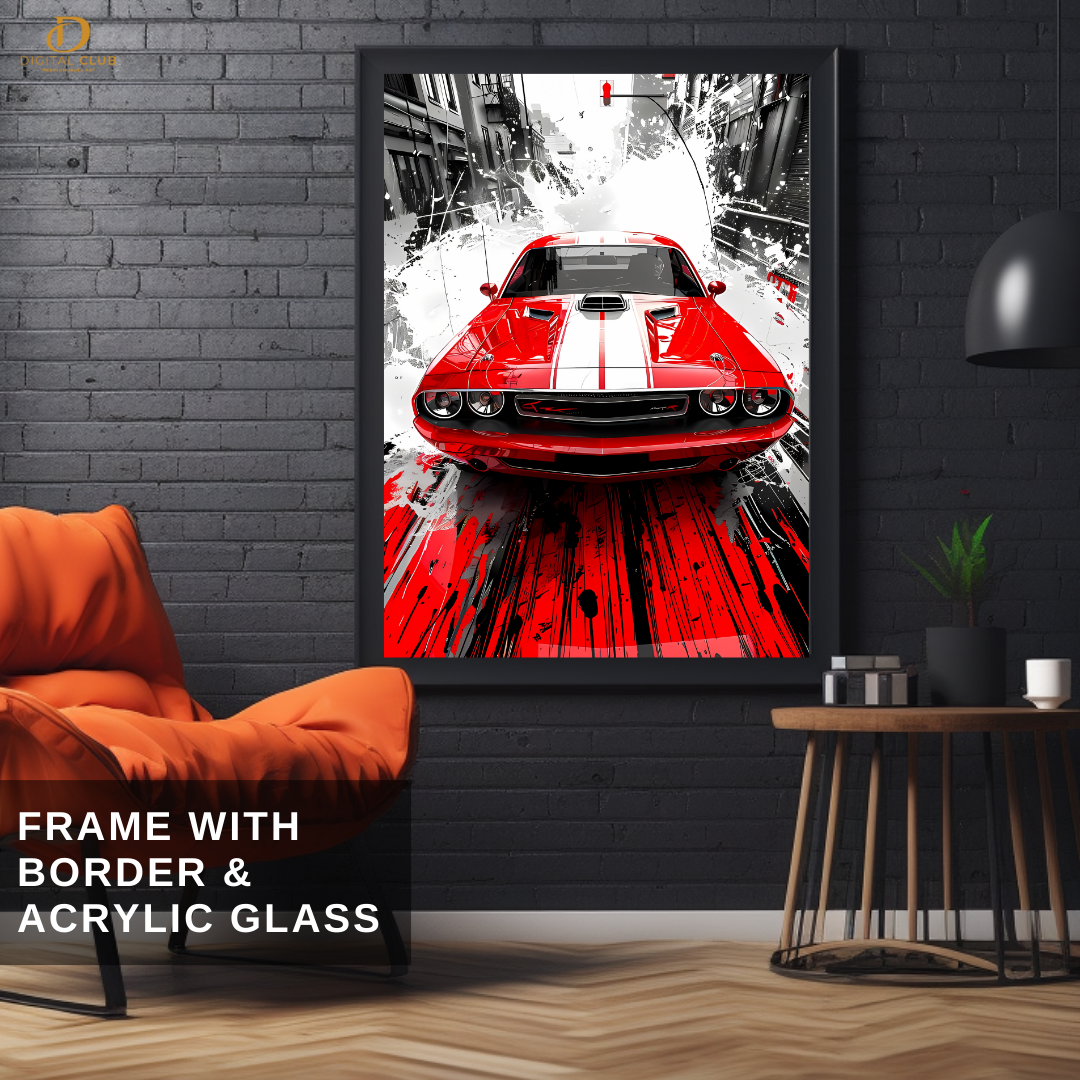 Dodge Charger - Cars - Premium Wall Art