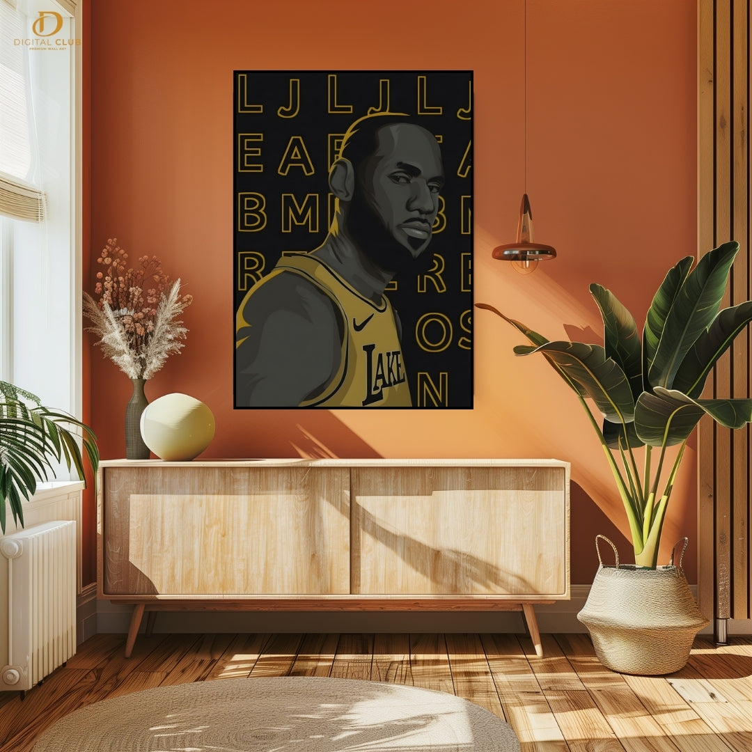LeBron James - NBA - Premium Wall Art