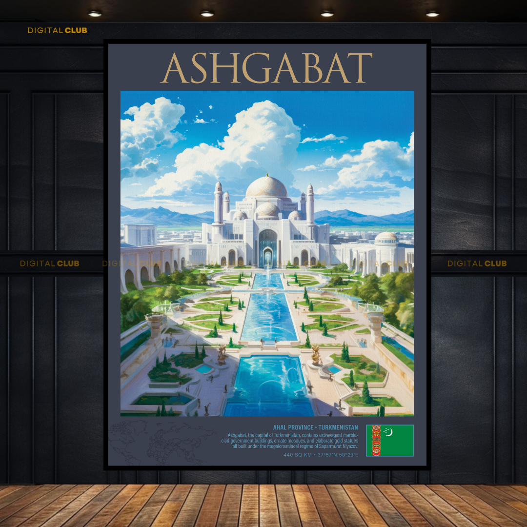 Ashgabat Turkmenistan Premium Wall Art