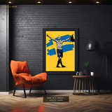 Zlatan Ibrahimovic - Football - Premium Wall Art