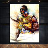 Usain Bolt Artwork Premium Wall Art