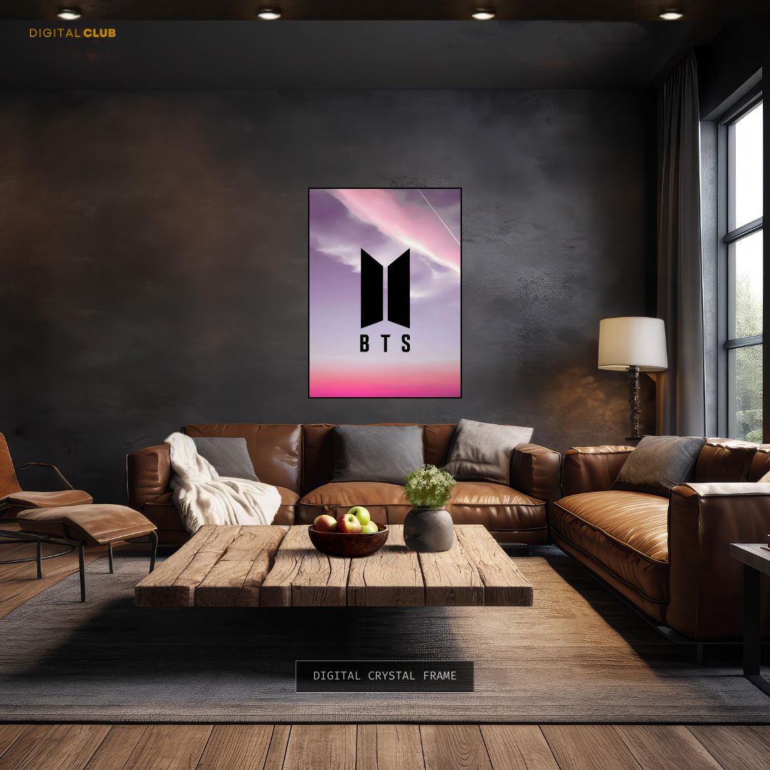 BTS - Logo - Premium Wall Art