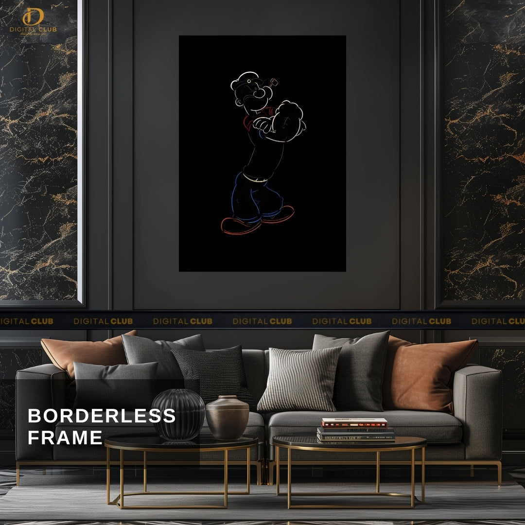 Popeye Dark - Premium Wall Art