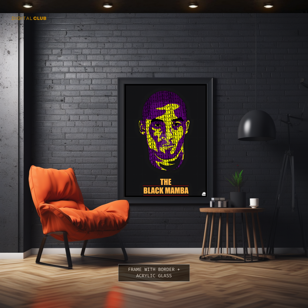 Black Mamba - Lakers - Premium Wall Art