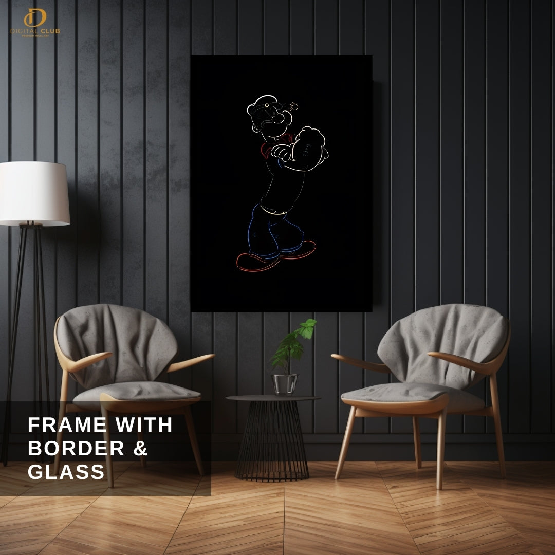 Popeye Dark - Premium Wall Art