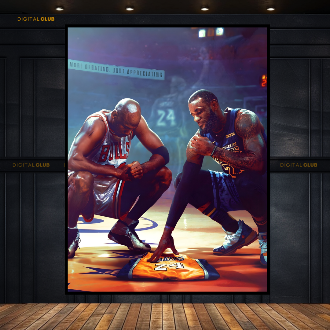 Jordan & James Basketball Premium Wall Art