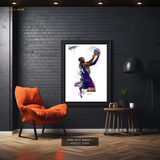Kobe Bryant Basketball Premium Wall Art