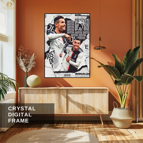 Cristiano Ronaldo - Juventus - Premium Wall Art