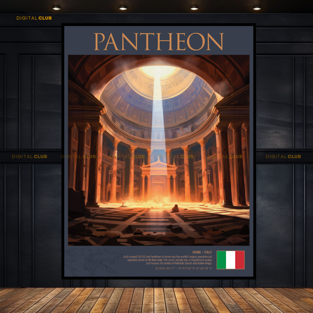 Pantheon ITALY Premium Wall Art