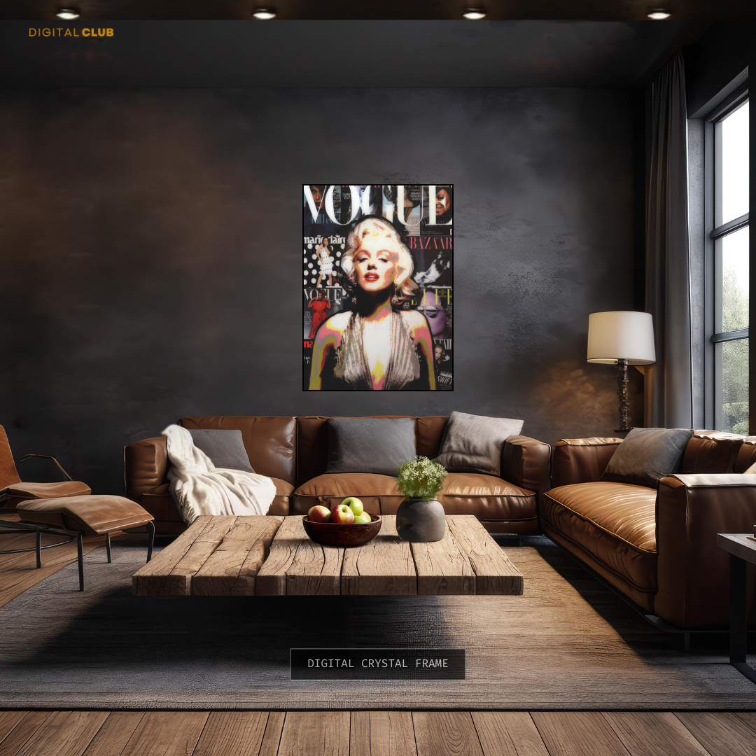 Marilyn Monroe VOGUE Magazine Fashion Premium Wall Art