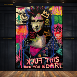 Mona Lisa 1 - Pop ART - Premium Wall Art