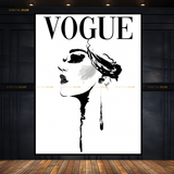 Beautiful Girl VOGUE Magazine Fashion Premium Wall Art