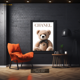 CHANEL Teddy Bear Premium Wall Art