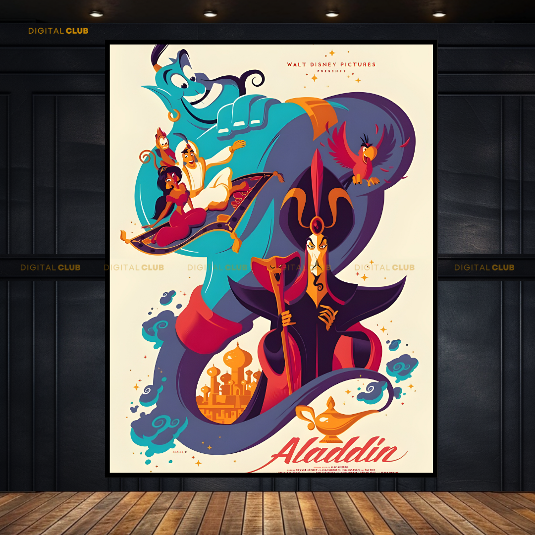 Aladdin Movie Disney Premium Wall Art