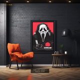 Scream Movie Artwork - Premium Wall Art