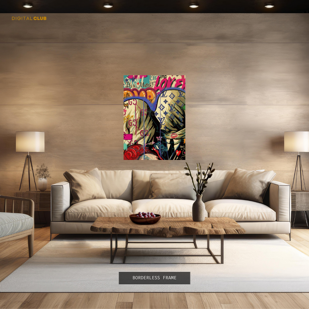 LV x Gucci - Pop ART - Premium Wall Art