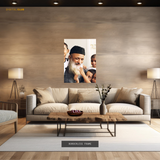 Abdul Sattar Edhi Pakistan Premium Wall Art